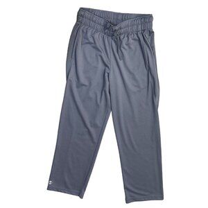 Holloway Dry-Excel Track Lounge Athletic Pants Men's Gray Pull-On Elastic Size M